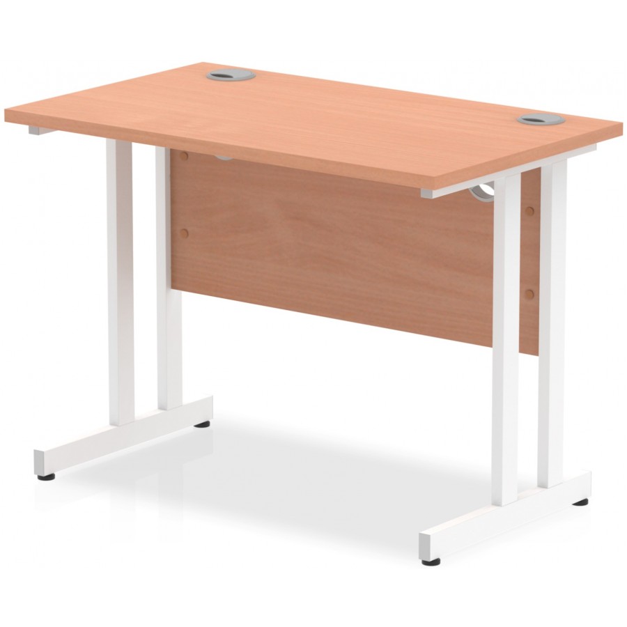 Rayleigh Shallow Cantilever Straight Office Desk